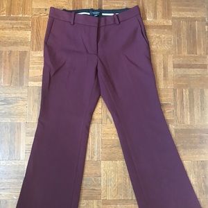 Ann Taylor Burgundy Trousers